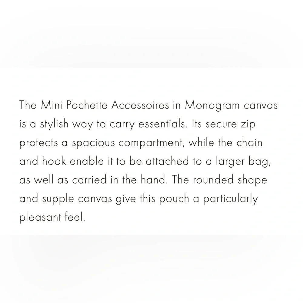 LV Mini Pochette that will make any wardrobe fabulous! - Picture 11 of 12